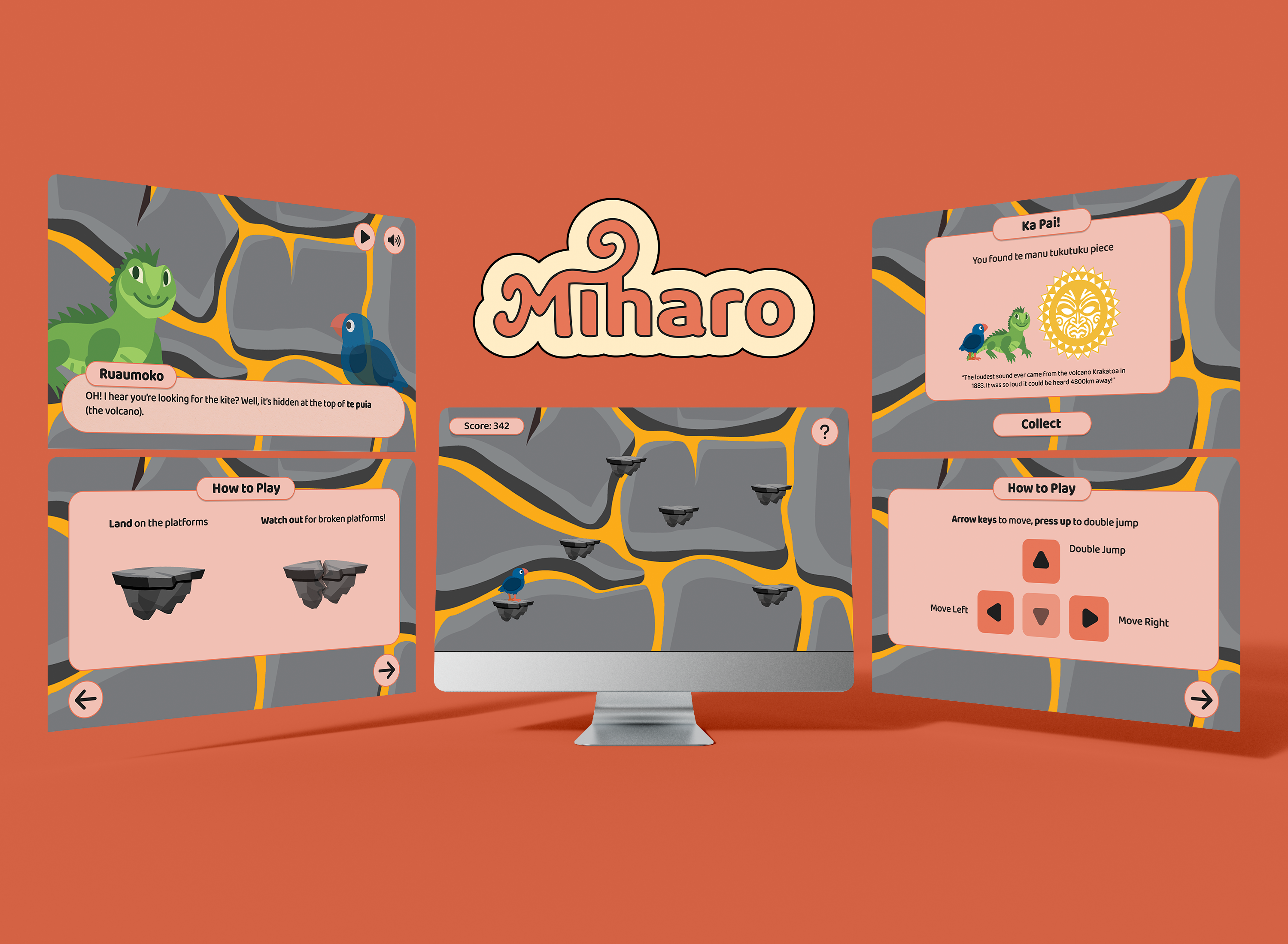 Showcasing Mīharo Volcano Scene