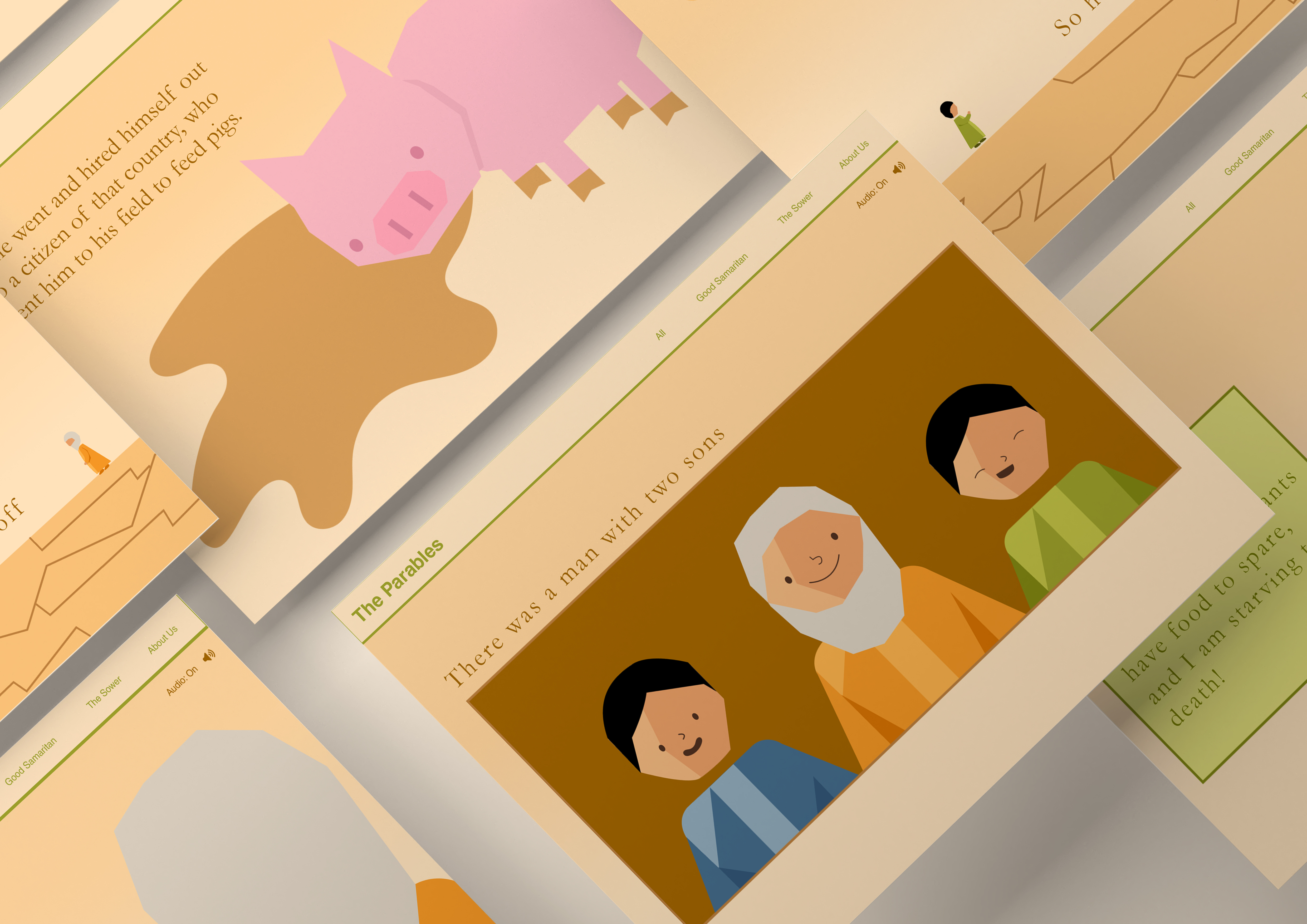 mockup of the prodigal son